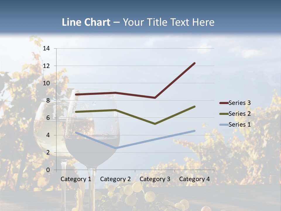 Crystal White Fruit PowerPoint Template