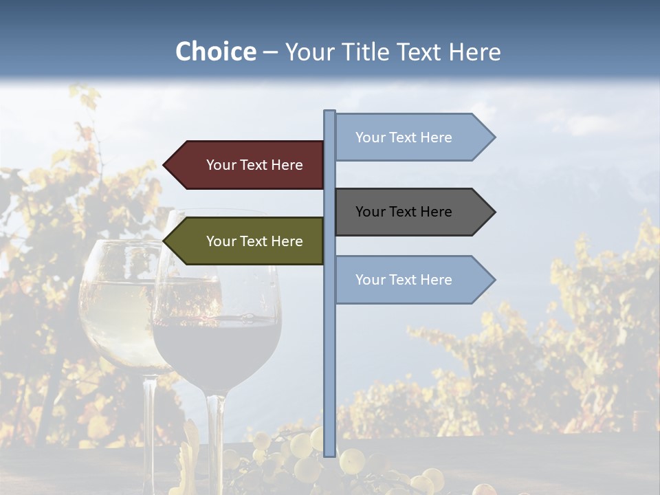 Crystal White Fruit PowerPoint Template