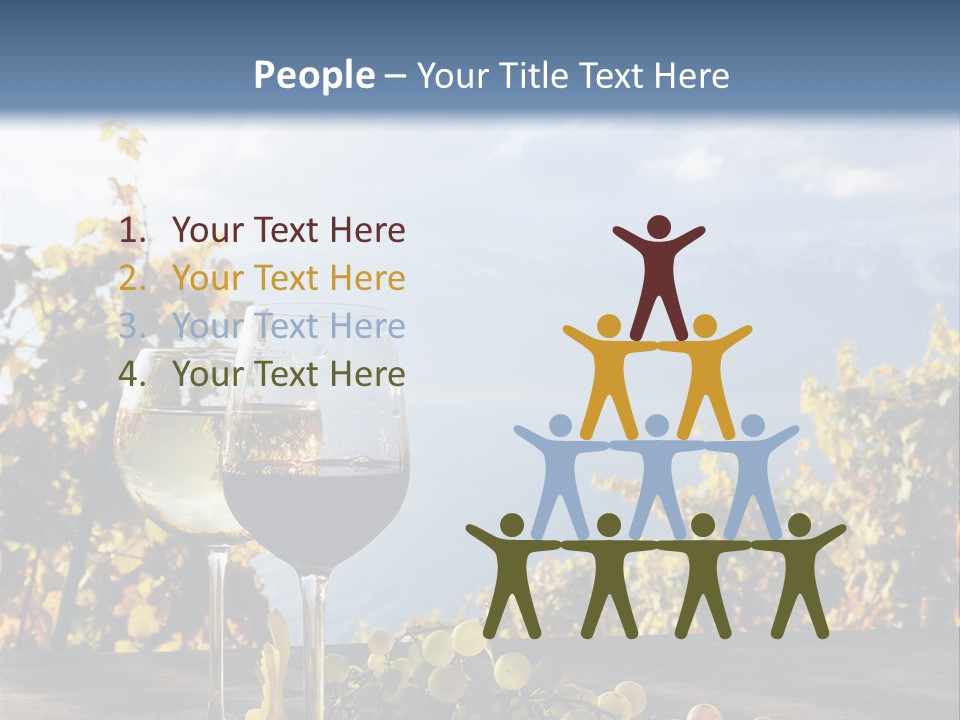 Crystal White Fruit PowerPoint Template