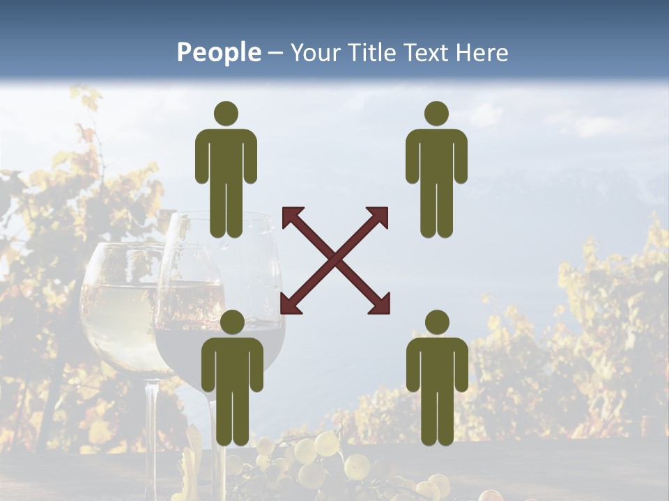 Crystal White Fruit PowerPoint Template