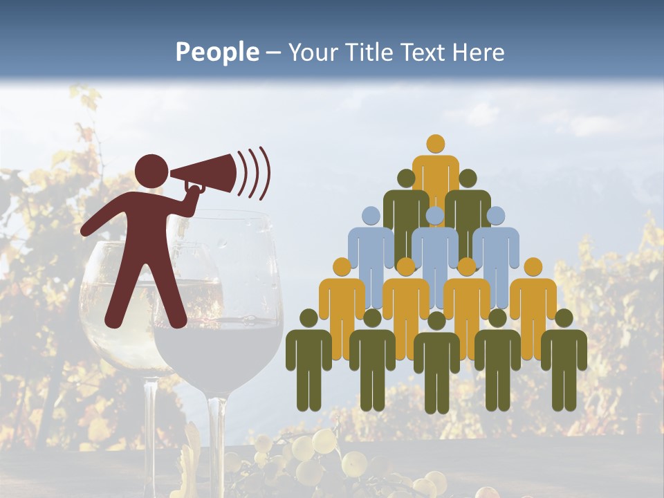 Crystal White Fruit PowerPoint Template