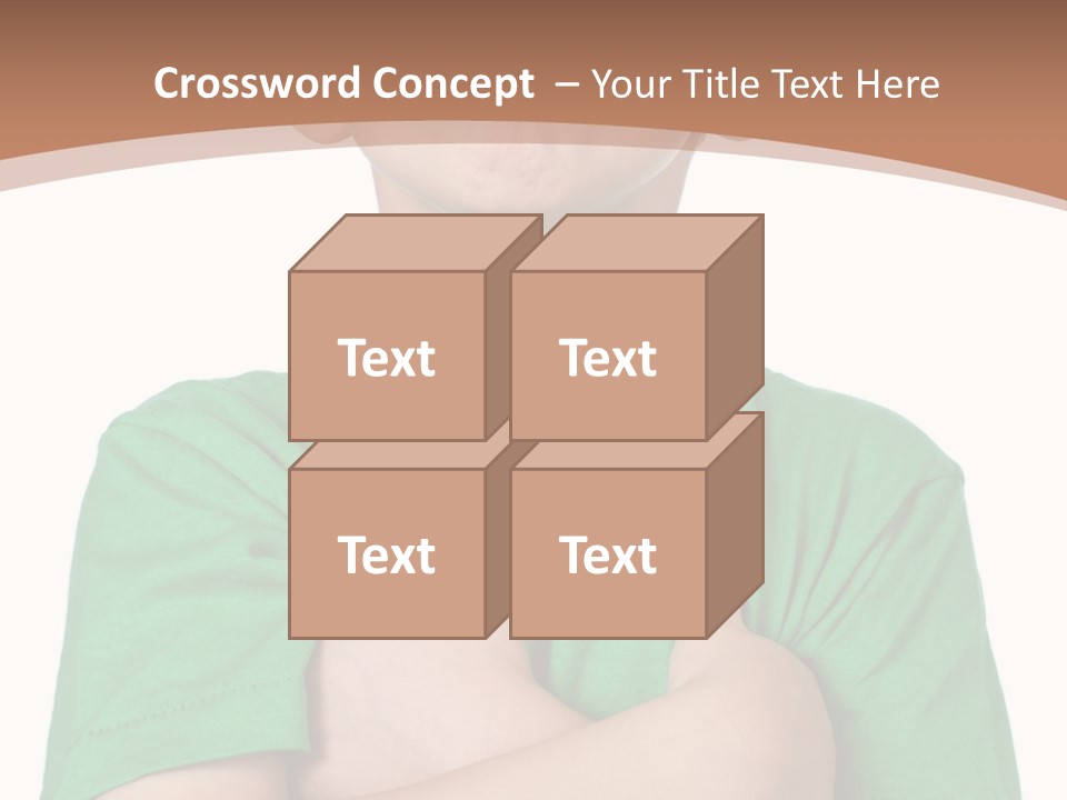 Attitude Stand Behavior PowerPoint Template