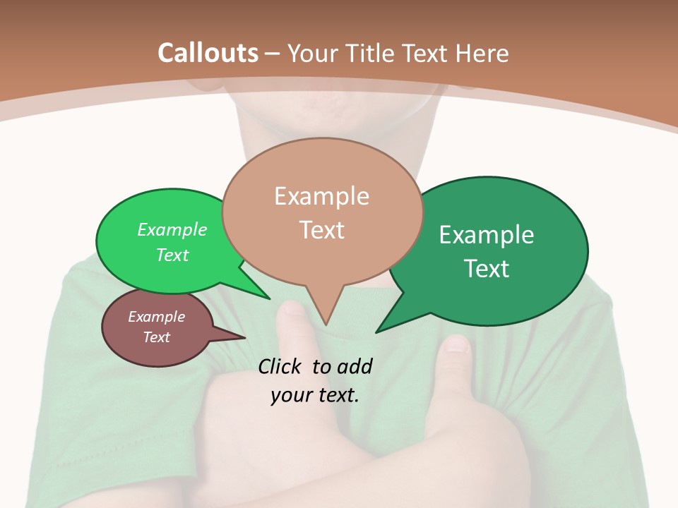 Attitude Stand Behavior PowerPoint Template