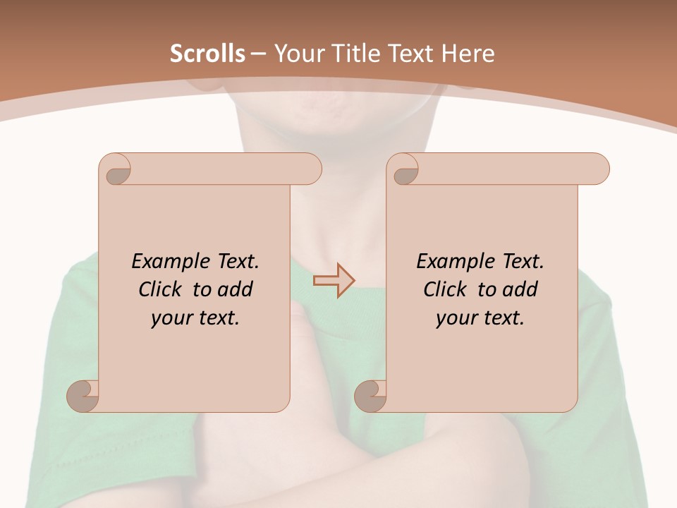 Attitude Stand Behavior PowerPoint Template