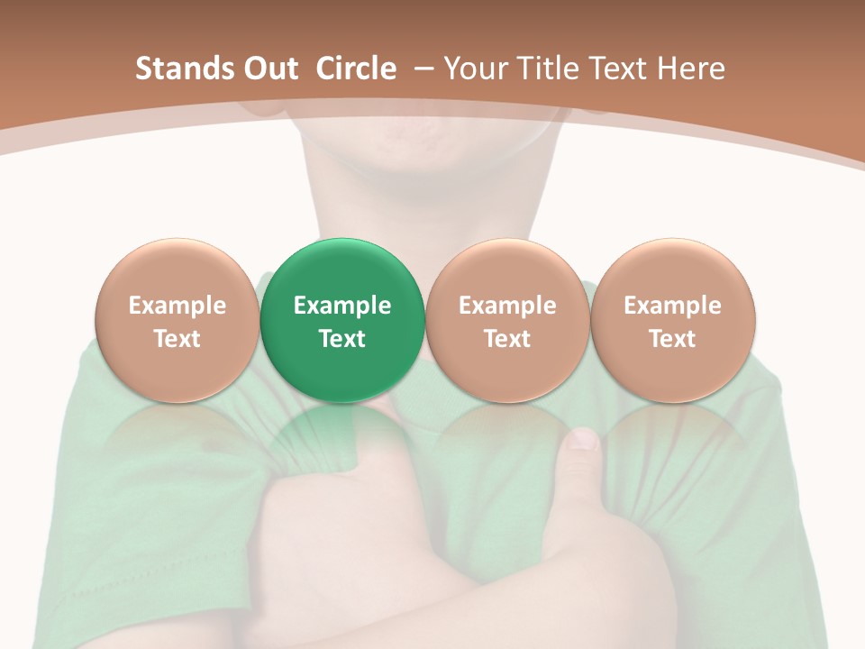 Attitude Stand Behavior PowerPoint Template