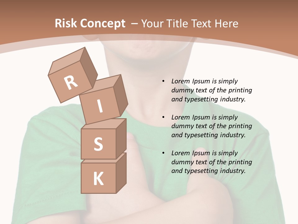 Attitude Stand Behavior PowerPoint Template