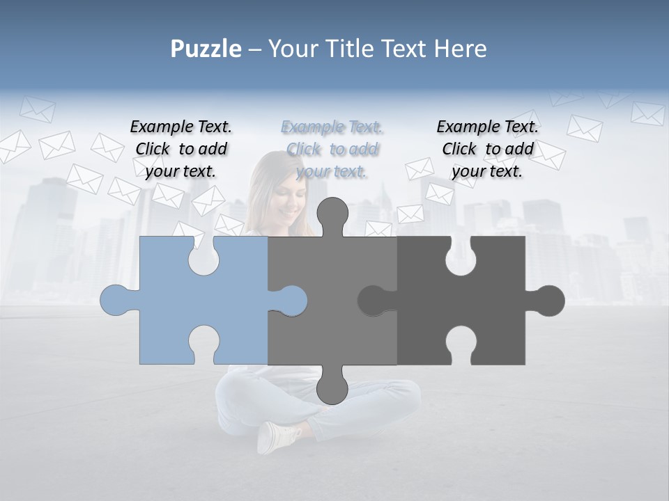 Illustration Touchscreen Mobile PowerPoint Template