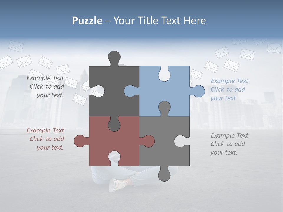 Illustration Touchscreen Mobile PowerPoint Template