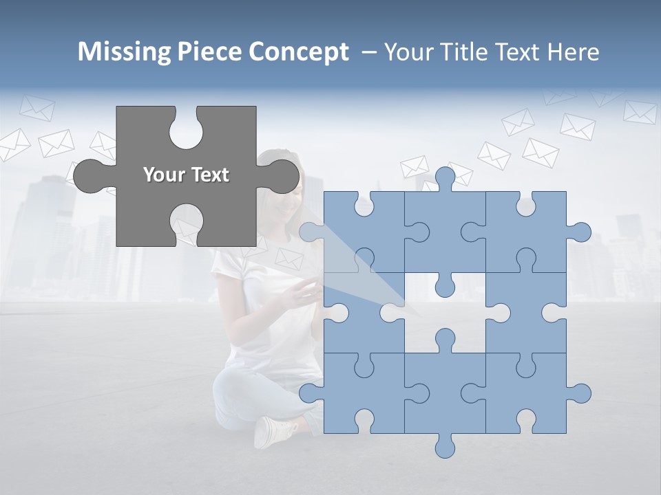 Illustration Touchscreen Mobile PowerPoint Template