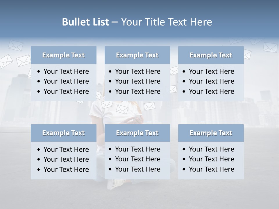 Illustration Touchscreen Mobile PowerPoint Template