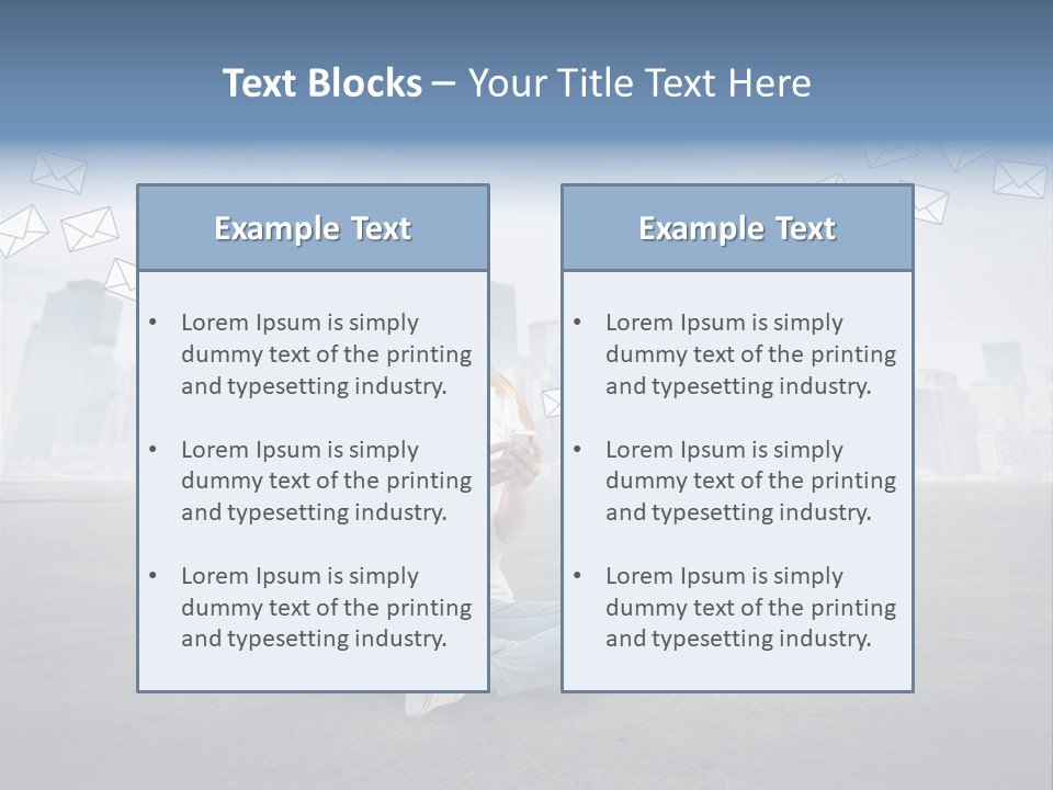 Illustration Touchscreen Mobile PowerPoint Template