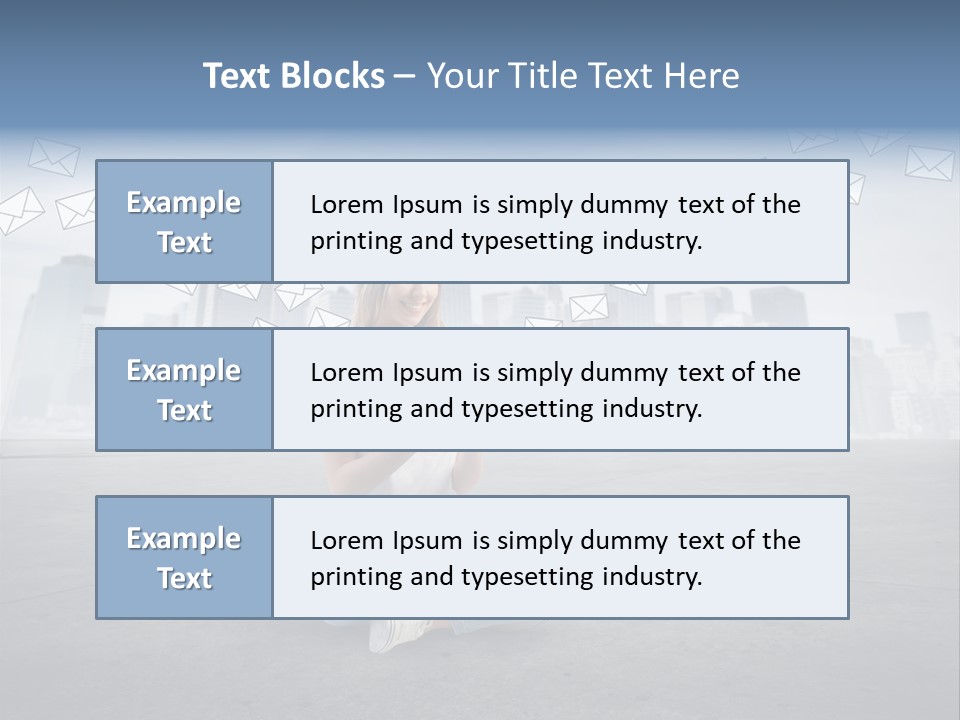 Illustration Touchscreen Mobile PowerPoint Template