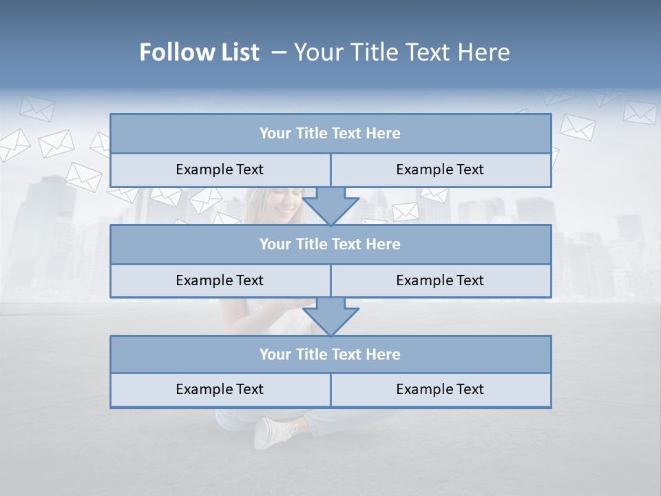 Illustration Touchscreen Mobile PowerPoint Template