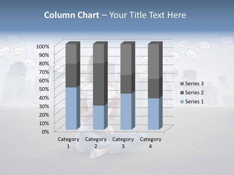 Illustration Touchscreen Mobile PowerPoint Template