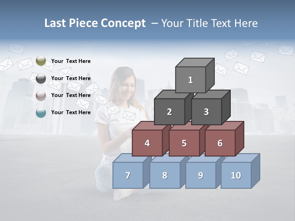 Illustration Touchscreen Mobile PowerPoint Template