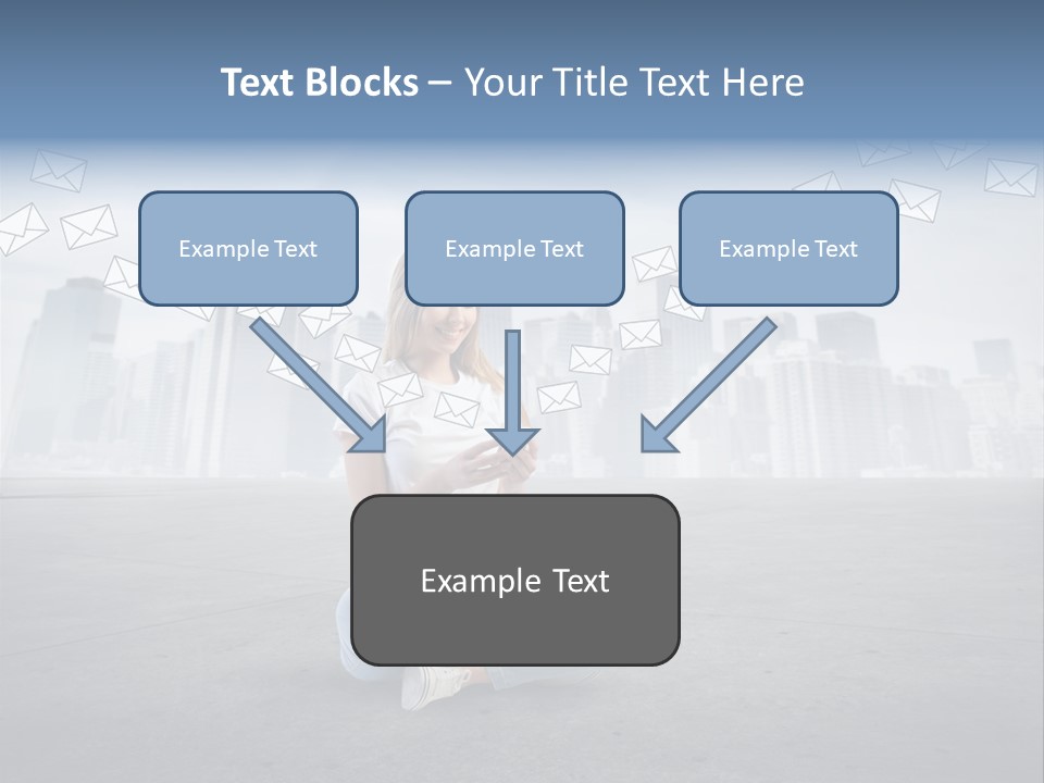 Illustration Touchscreen Mobile PowerPoint Template