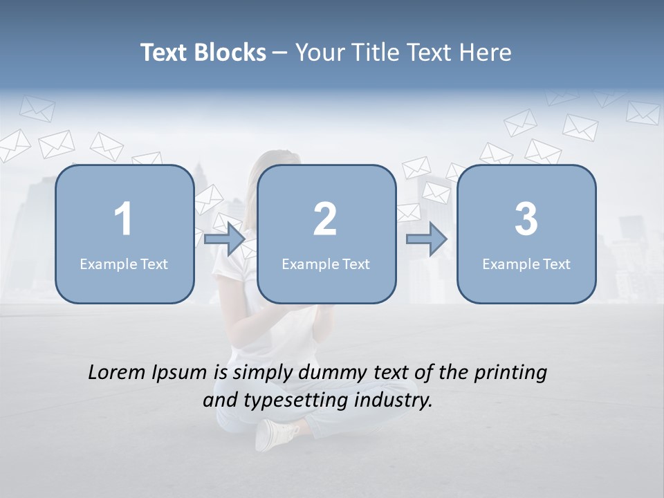 Illustration Touchscreen Mobile PowerPoint Template