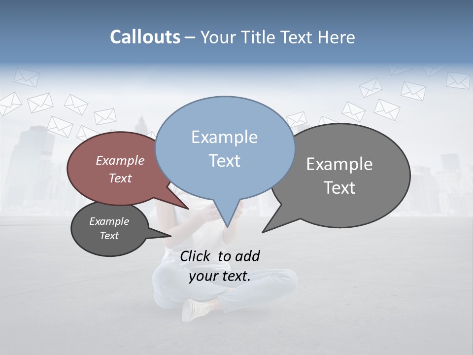 Illustration Touchscreen Mobile PowerPoint Template