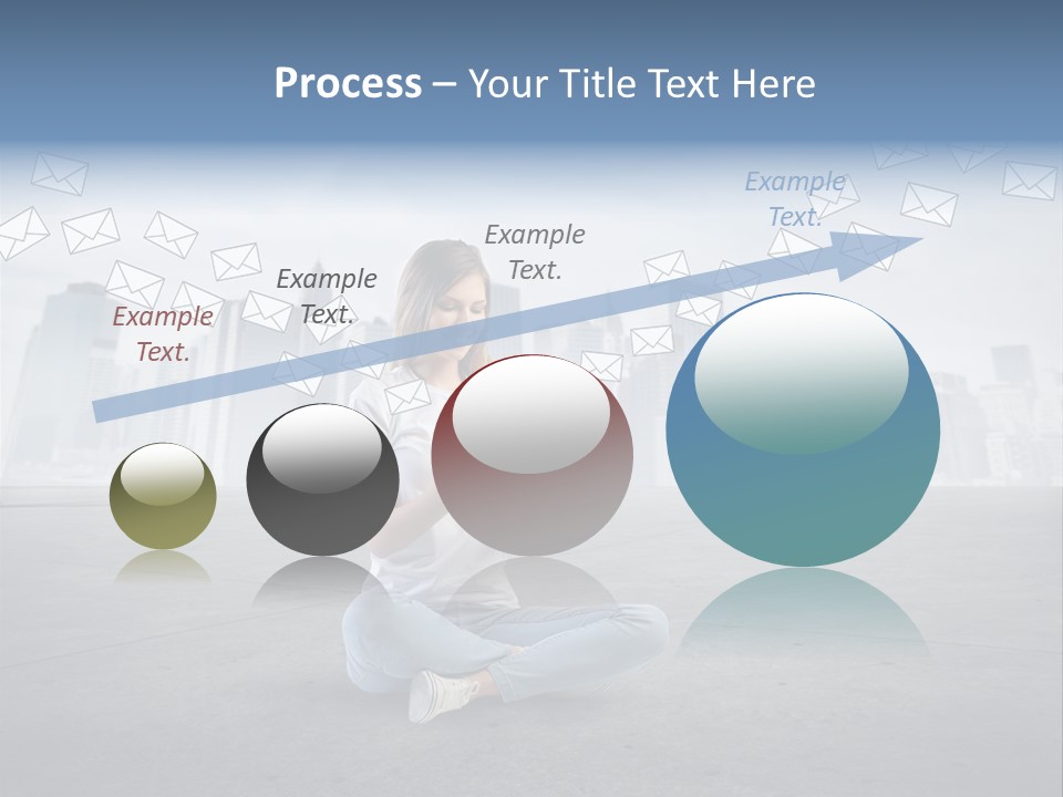 Illustration Touchscreen Mobile PowerPoint Template