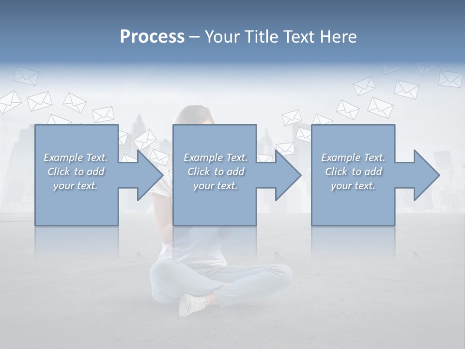 Illustration Touchscreen Mobile PowerPoint Template