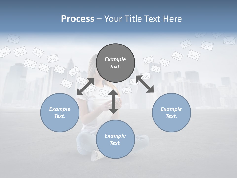 Illustration Touchscreen Mobile PowerPoint Template