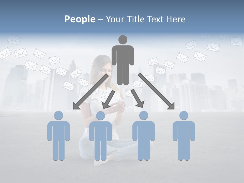 Illustration Touchscreen Mobile PowerPoint Template