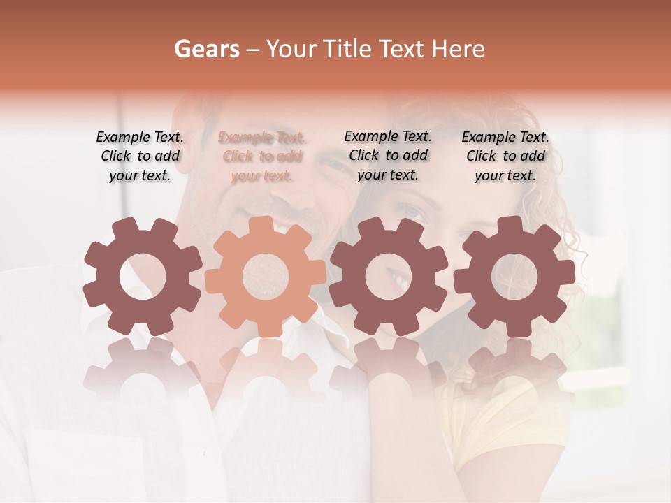 Cheerful Saucepan Lunch PowerPoint Template