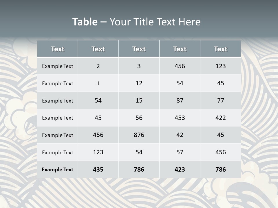 Trendy Illustration Design PowerPoint Template
