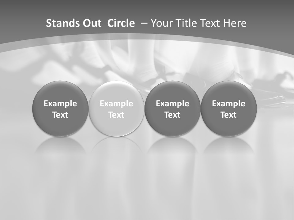 Care Grass Baby PowerPoint Template