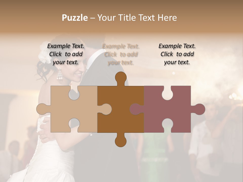 Future Couple Woman PowerPoint Template