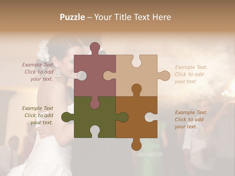 Future Couple Woman PowerPoint Template