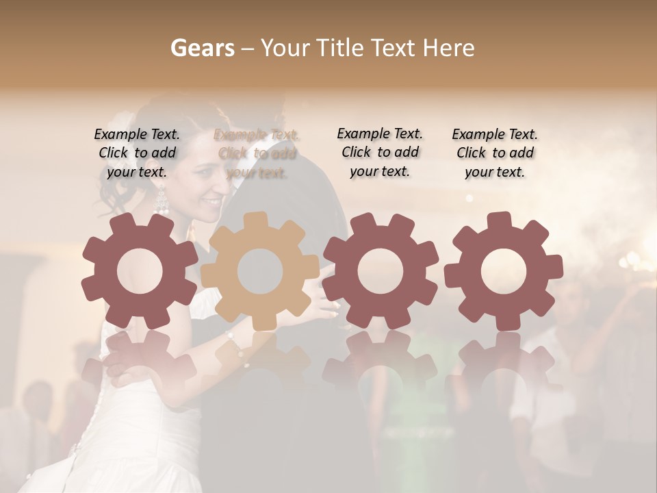 Future Couple Woman PowerPoint Template