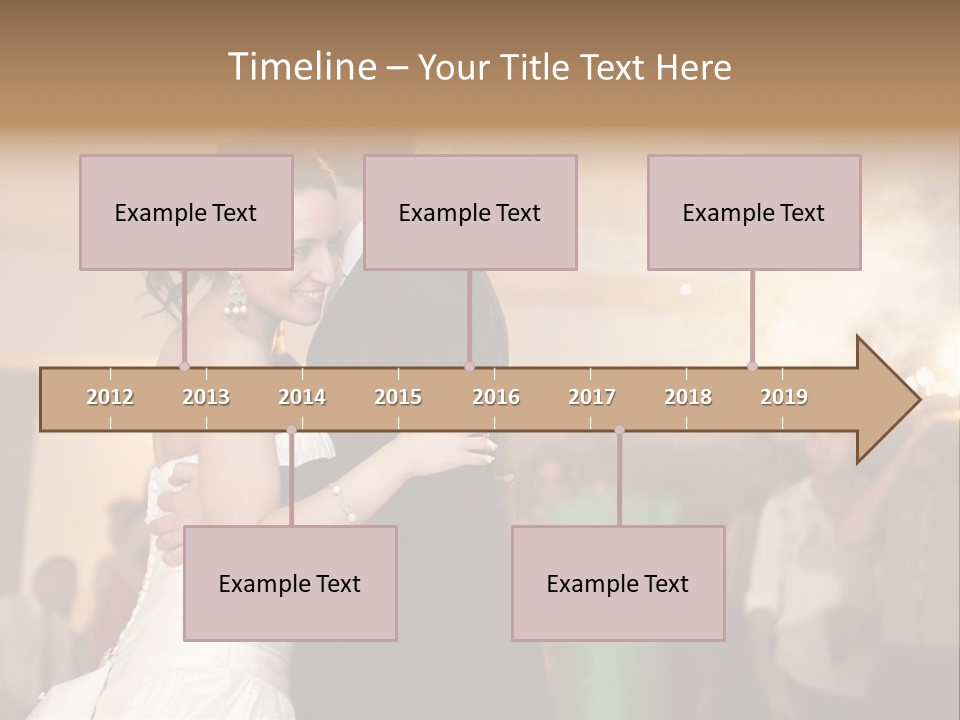 Future Couple Woman PowerPoint Template