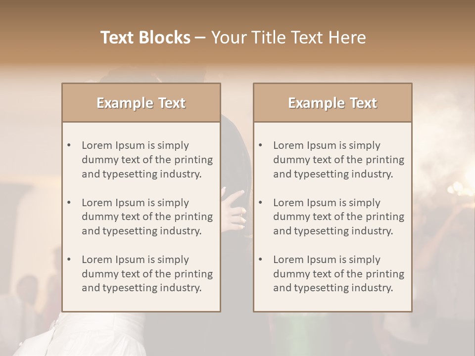 Future Couple Woman PowerPoint Template