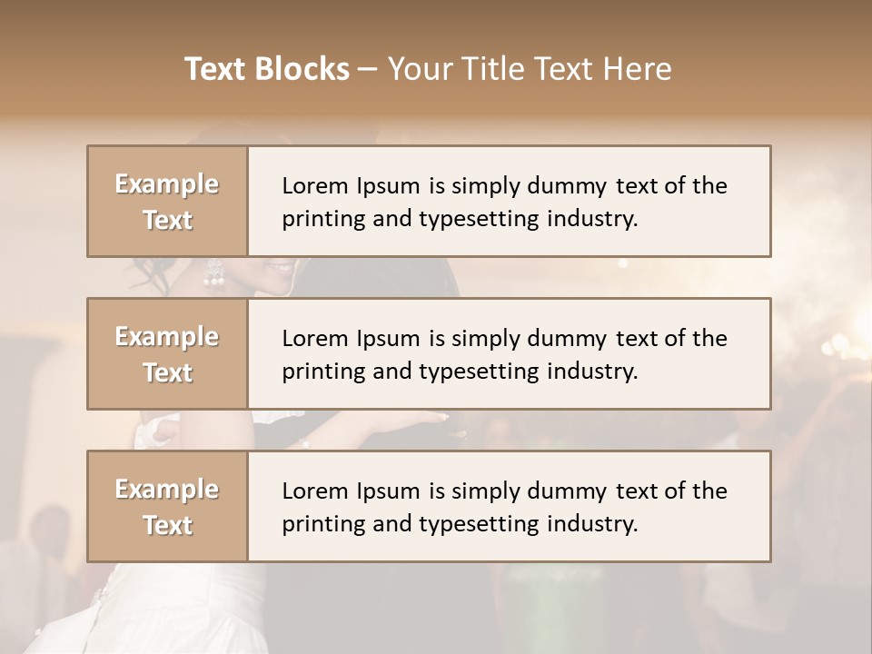 Future Couple Woman PowerPoint Template