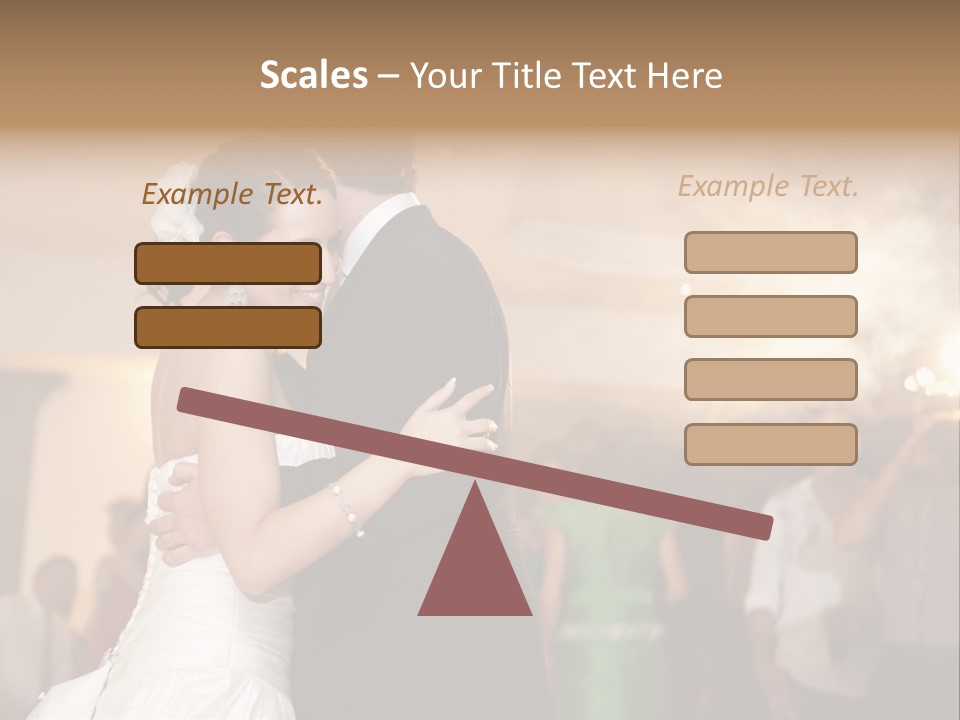 Future Couple Woman PowerPoint Template