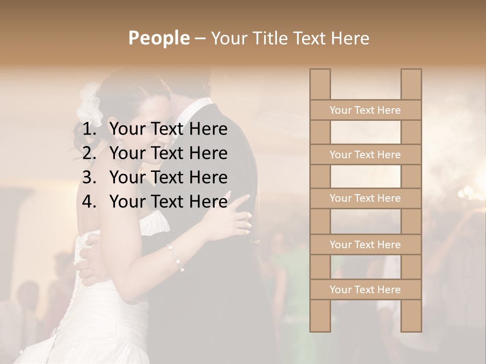 Future Couple Woman PowerPoint Template