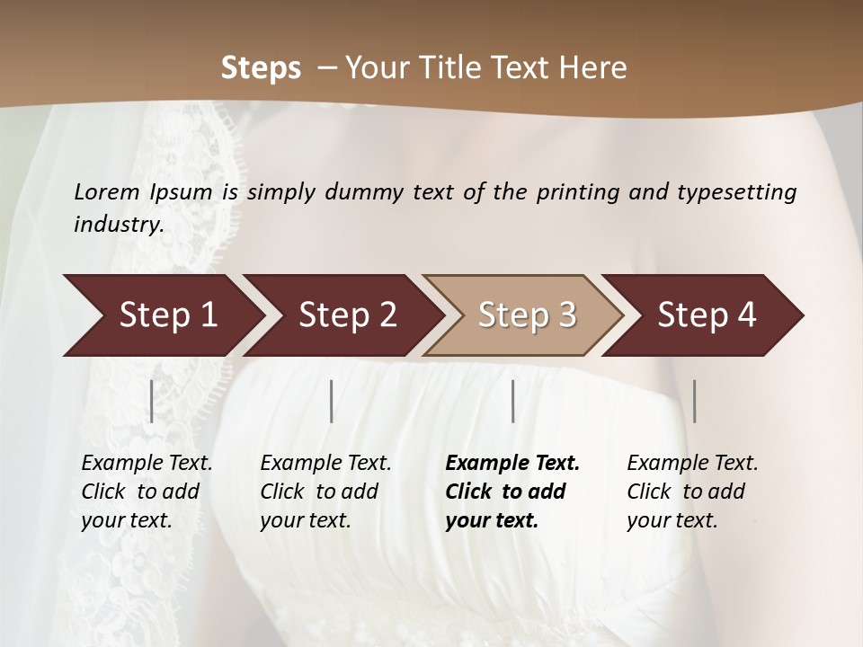 Beauty Groom Joy PowerPoint Template