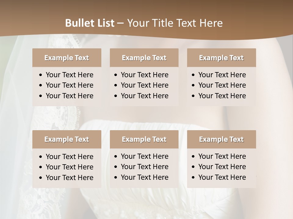 Beauty Groom Joy PowerPoint Template