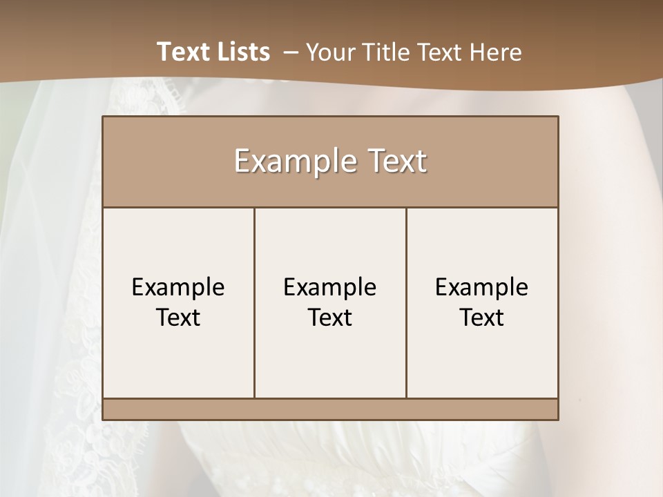 Beauty Groom Joy PowerPoint Template