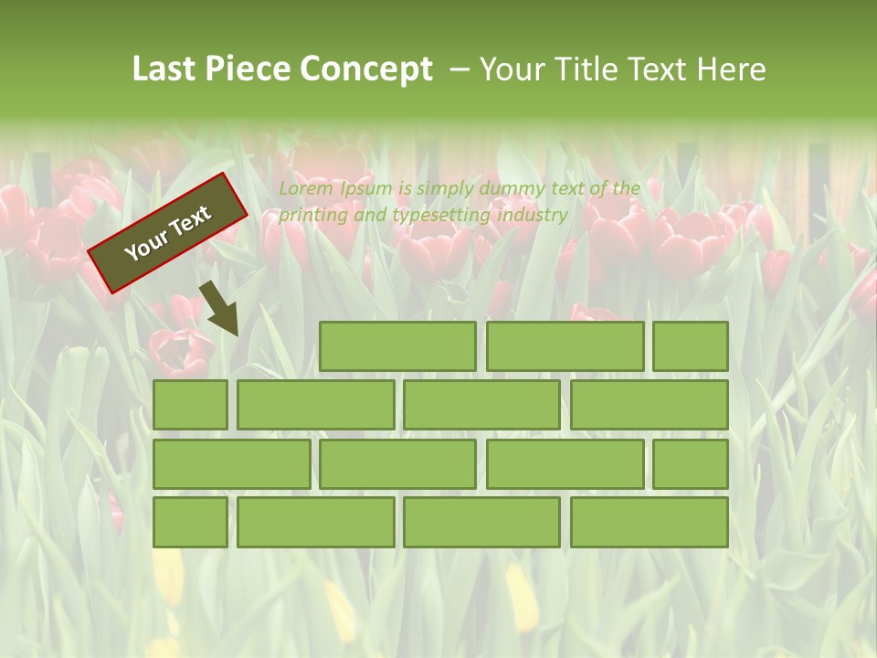 Tulip Beautiful Landscape PowerPoint Template