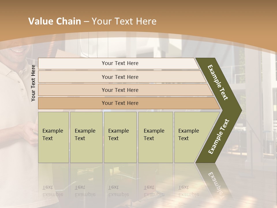 Male Delivery Studio PowerPoint Template