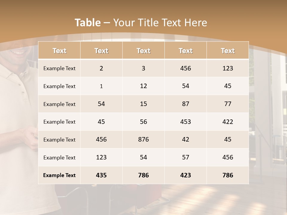 Male Delivery Studio PowerPoint Template
