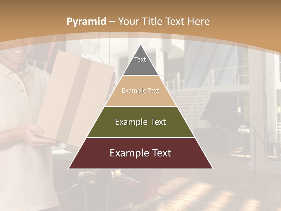 Male Delivery Studio PowerPoint Template