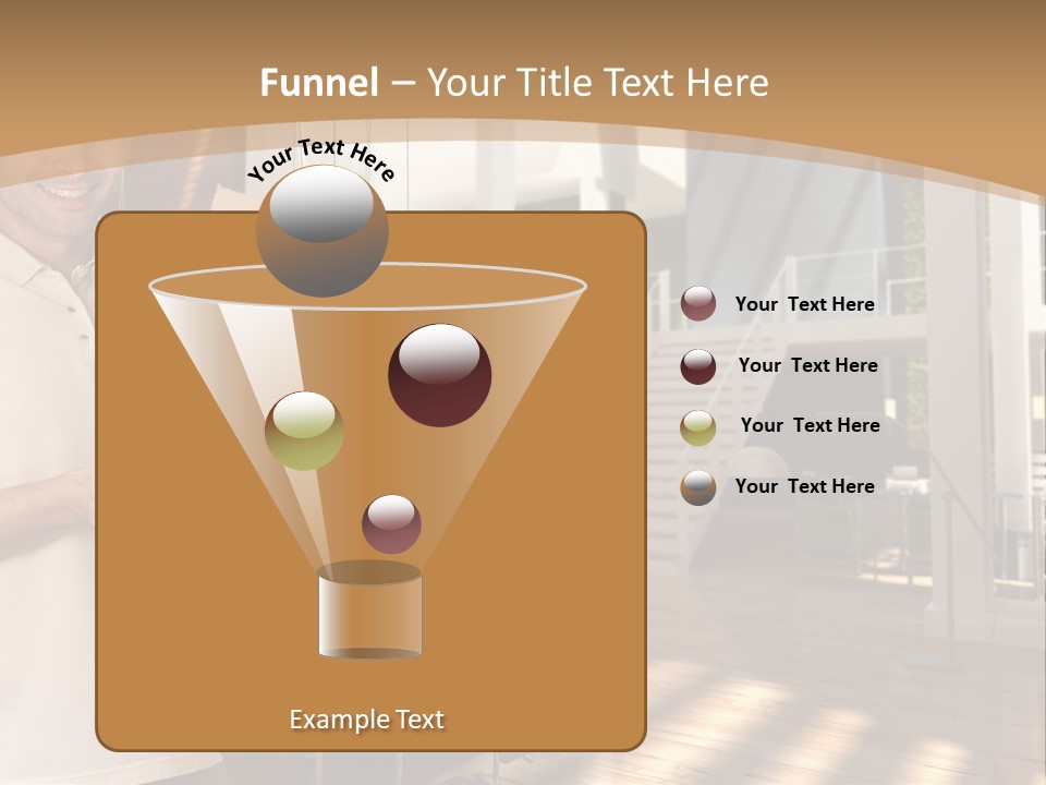 Male Delivery Studio PowerPoint Template