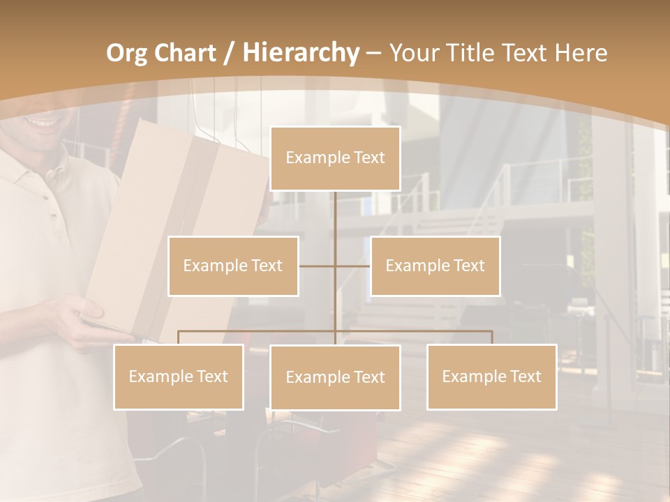 Male Delivery Studio PowerPoint Template