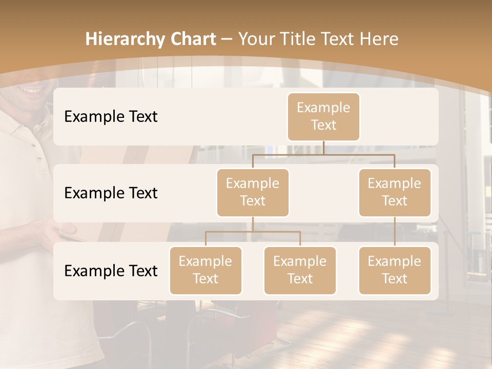 Male Delivery Studio PowerPoint Template