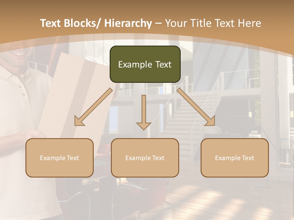 Male Delivery Studio PowerPoint Template