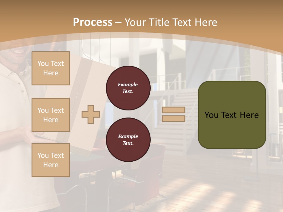 Male Delivery Studio PowerPoint Template