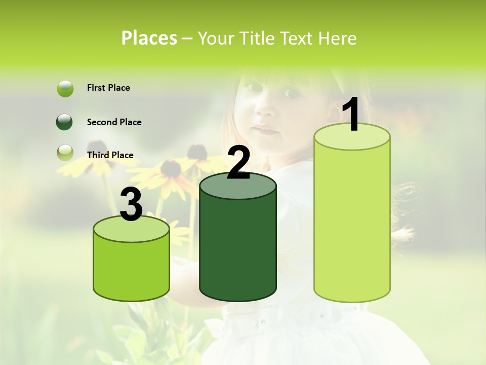 Care Grass Baby PowerPoint Template